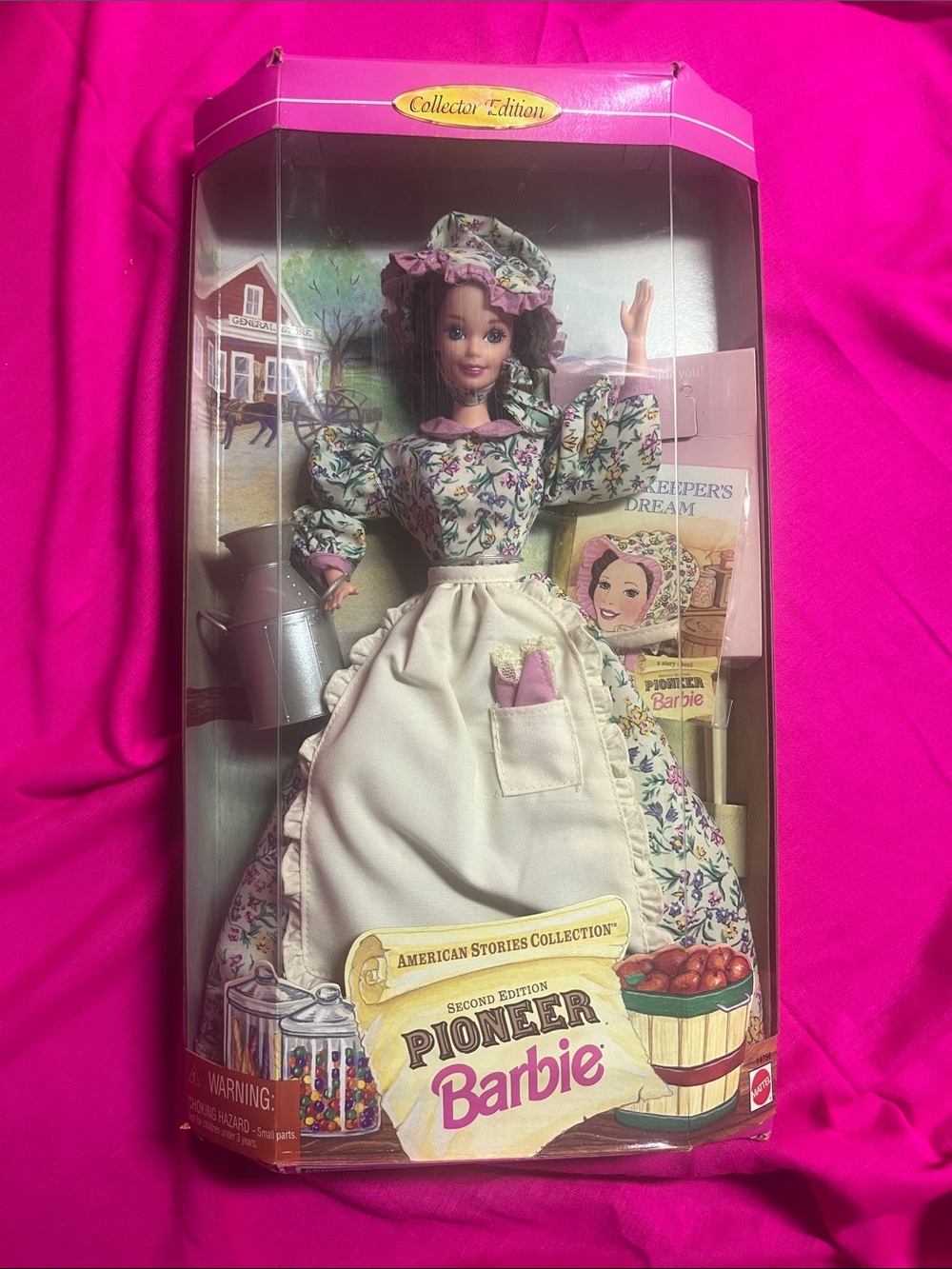 NRFB 1995 Collector Edition Second Edition Pioneer Barbie damaged box